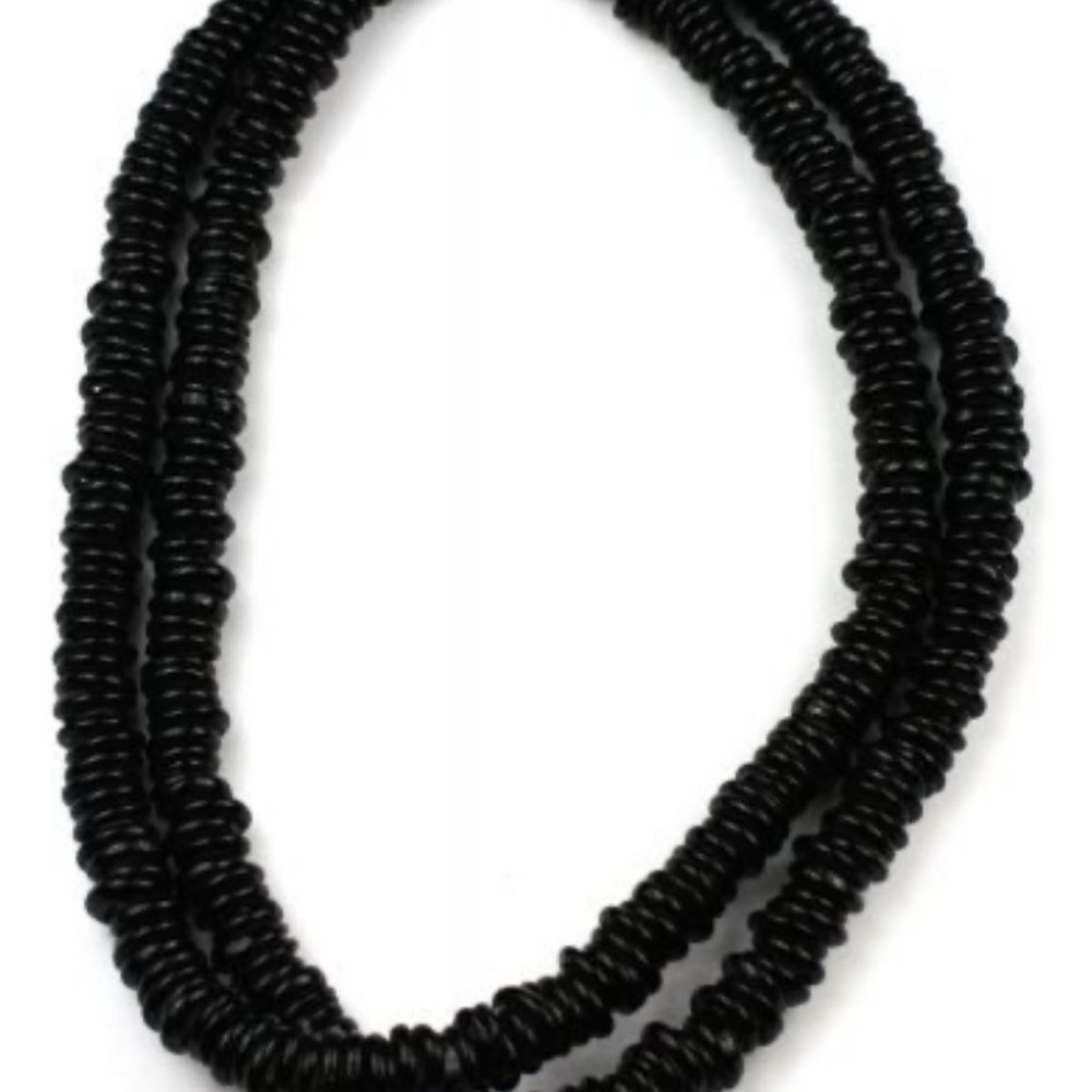 Elegant Black Beaded Necklace